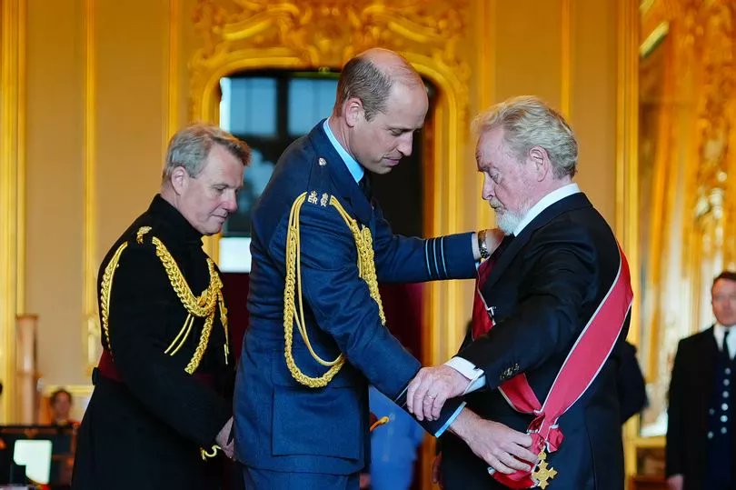 Tyneside born film director Ridley Scott gets Royal honour from Prince William but says he is 'trying to work out' why chroniclelive.co.uk/whats-on/film-…