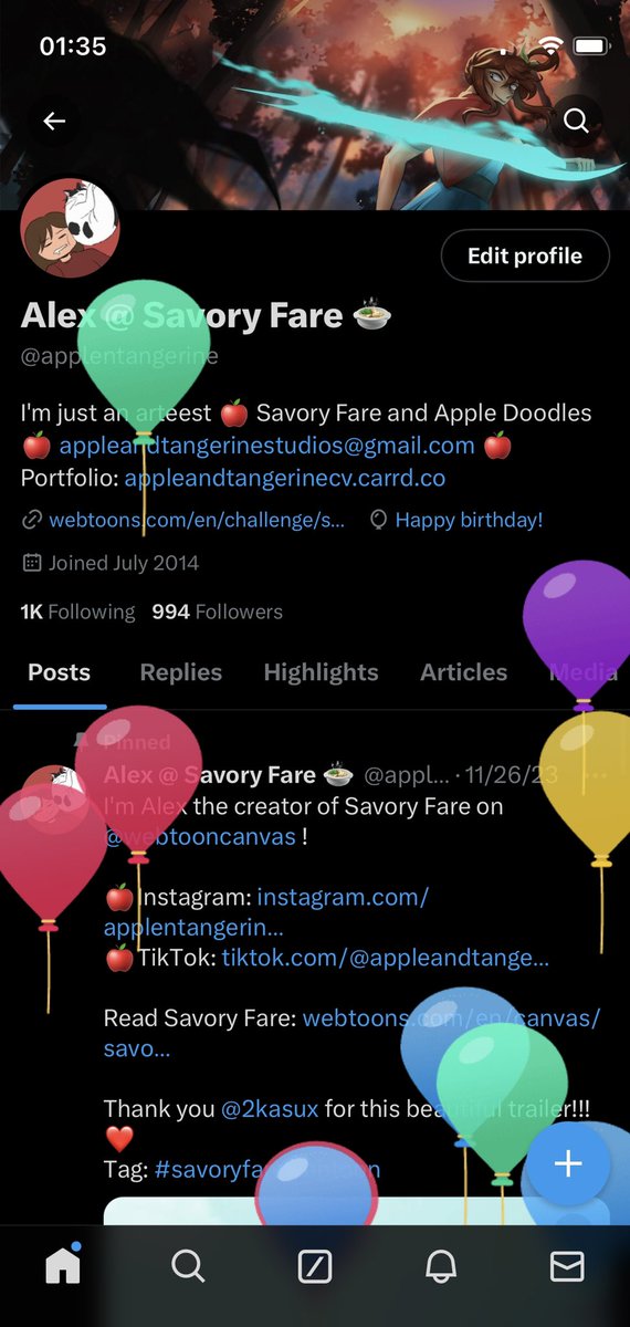 Apple and Tangerine tweet media