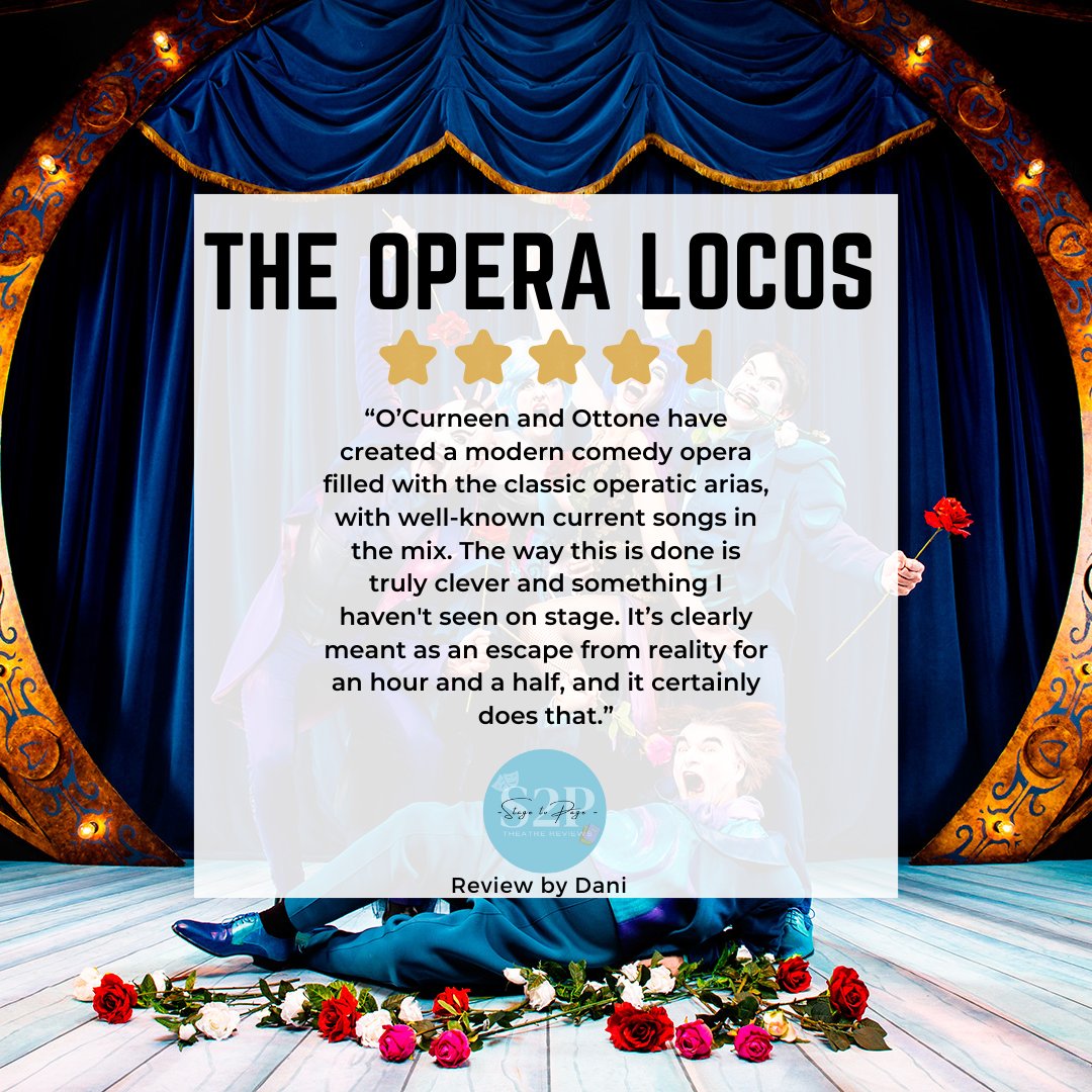 Check out our ⭐⭐⭐⭐ ½ review of @theoperalocos Full review here: stagetopage.co.uk/2024/05/the-op… AD | gifted review by: @DaniGabrielle94