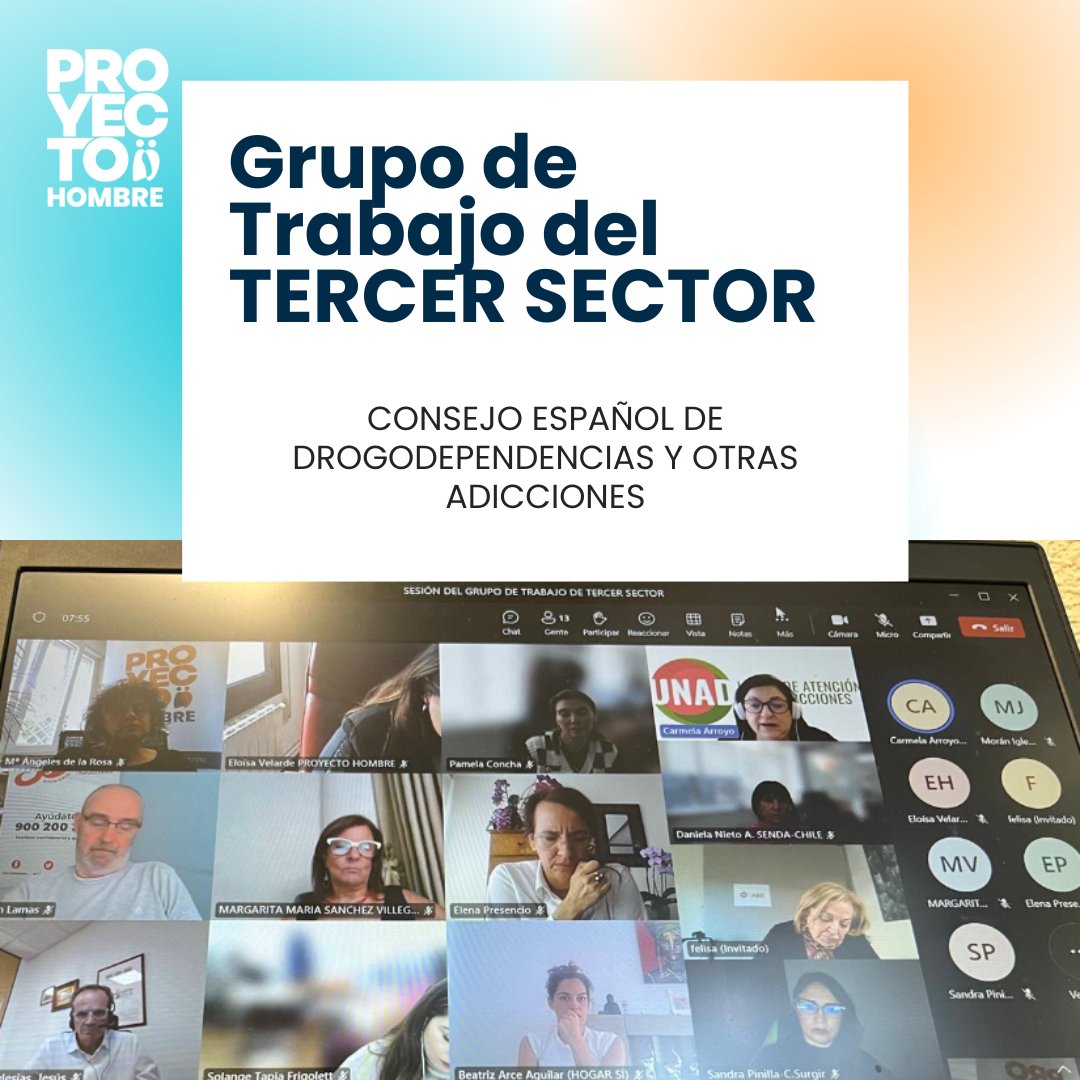 ☑Ayer, nuestra directora de proyectos Ángeles de la Rosa participó en el Grupo de Trabajo del Tercer Sector del CEDOA presentando el proyecto de Integración Socio Laboral para personas con problemas de #adicciones.
👉proyectohombre.es/articulos/mas-…
#INSOLA #IntegraciónSocioLaboral