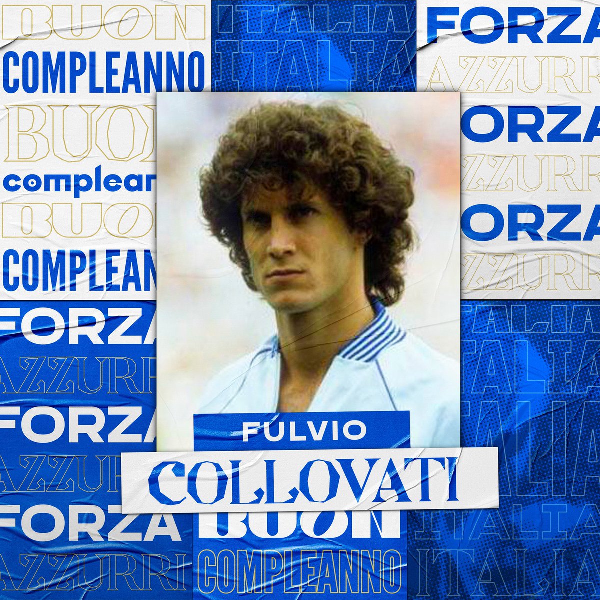 Happy birthday to World Cup winner, Fulvio Collovati 🎂 🎉 50 caps and 3 goals for the #Azzurri 💙 #VivoAzzurro