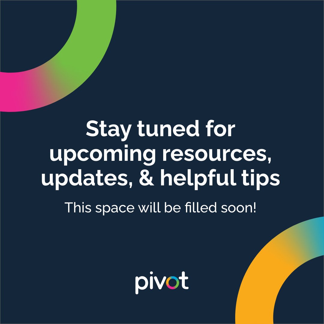 This space will soon be filled with useful resources and other helpful tips. 
Keep checking for updates! 👀 
#pivotacademy #newwebsite #education #SEND
