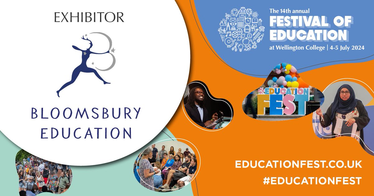 🌟 We’re excited to welcome @BloomsburyEd as a Premium Exhibitor to the 14th @EducationFest 🇬🇧 📚 Join us at Wellington College on July 4th-5th, 2024 for the most inspiring educational gathering of the year. 🎟️ Get your tickets now: buff.ly/33CAmIJ #EducationFest