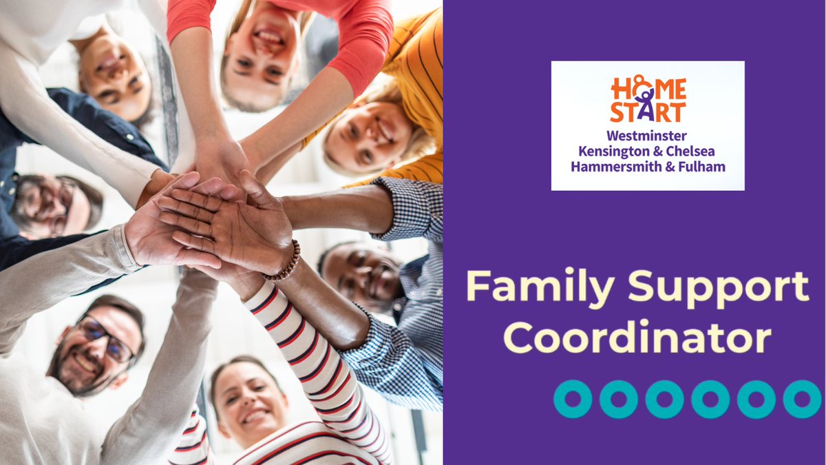 @HomeStartWKCHF are looking for a new Family Support Coordinator to join their experienced, dynamic and fun team! Don't miss this exciting opportunity to make a difference. Find out more and apply now 👉 home-startlondon.org/family-support… #JobOpportunity #LondonJobs #CharityCareers