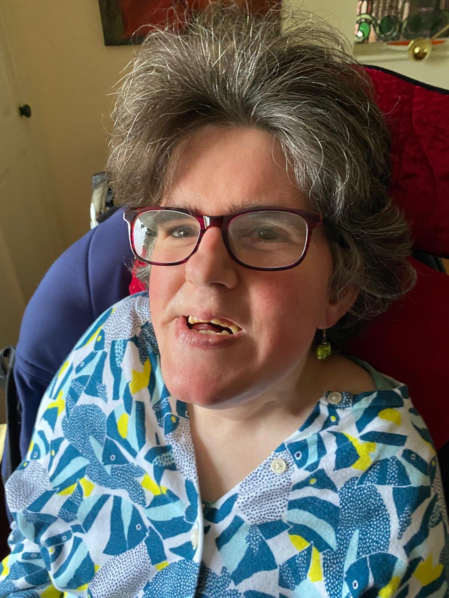 My warrior of a sister, Clare, is very poorly and in hospital again with what doctors think is a rapid onset respiratory infection. 
Please send prayers or good thoughts, whichever suits. 
Here she is in happier times. 
#rettsyndrome #disability