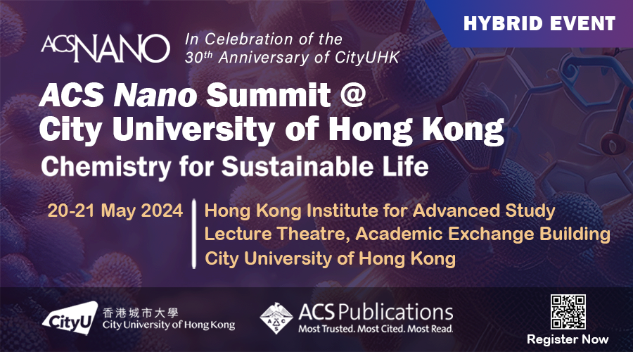 📢ACS Nano Summit: Chemistry for Sustainable Life

In celebration of the 30th Anniversary of CityUHK, we are thrilled to announce the ACS Nano Summit: Chemistry for Sustainable Life held on 20-21 May.

Registration: go.cityu.hk/legtl1
Event Website: go.cityu.hk/ffaanz