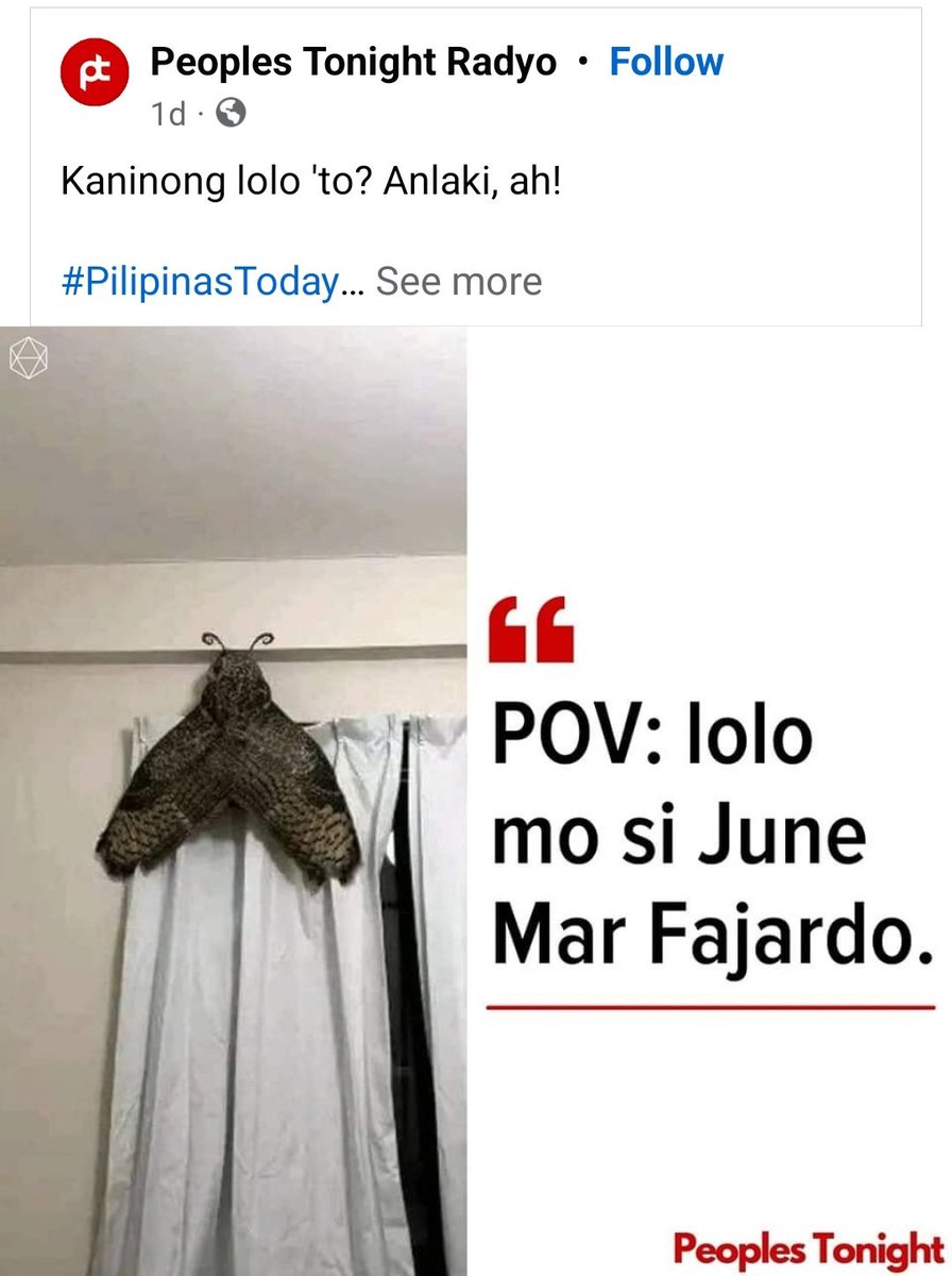 Nightmare. Baka sumunod nako kay lolo atakihin ako sa puso nyan 🥲