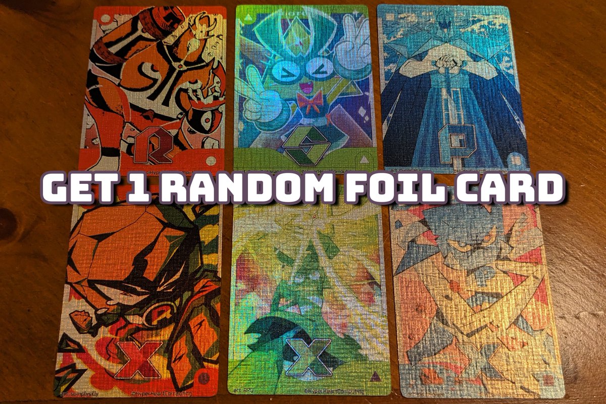 Our #Kickstarter campaign is LIVE!!

The Single Deck tier reward is a 60-card deck of #GotchaCards  

[29] cards in the Starter Set 
[31] cards in the Advanced Set

Each deck comes with 1 extra FOIL version of one of the [SUPER]/[DOUBLE-EDGE] cards.

kck.st/3xs1a0K