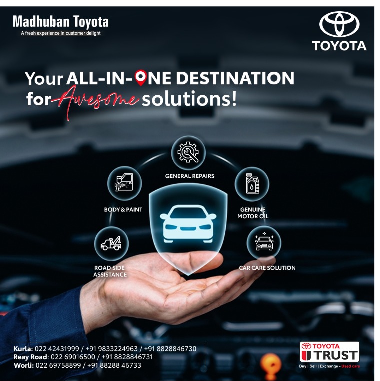 Tired of running from mechanic to mechanic? We offer complete car service under one roof.

#madhubantoyota #toyotaindia #onestopsolution #carservice #qualityservice #safedriving #innovateyourdrive #callusnow