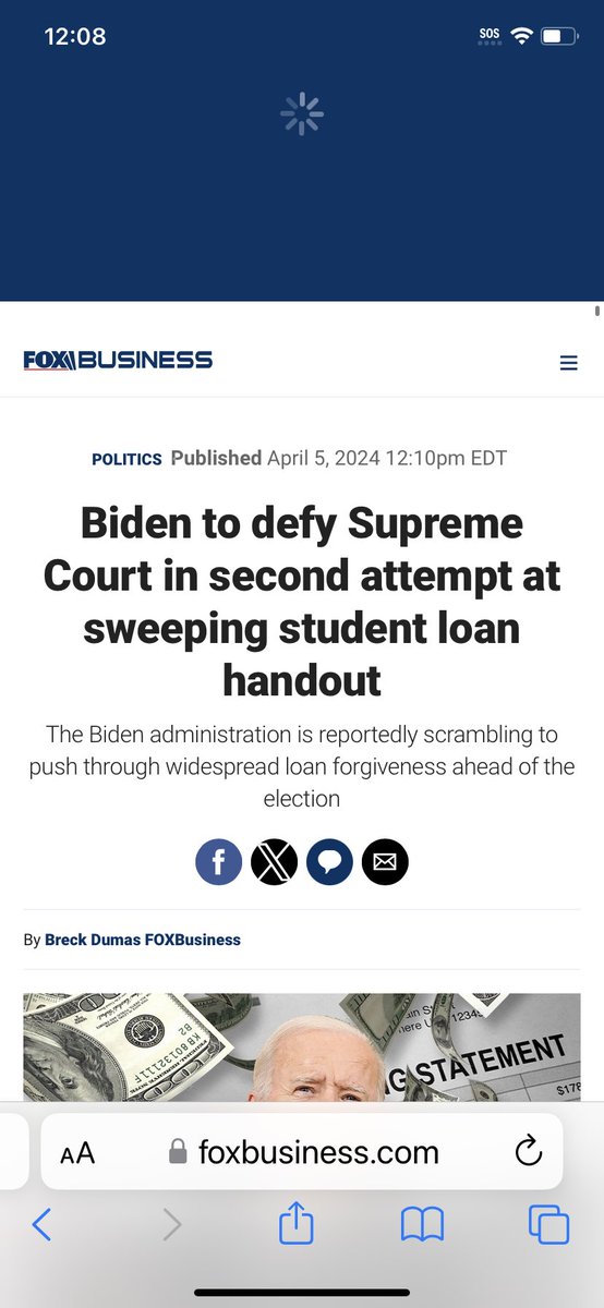 Biden has now defied 2 of the 3 separate but equal branches of government. Our Constitution was designed to end governance by a king. It appears Biden thinks he can change that.