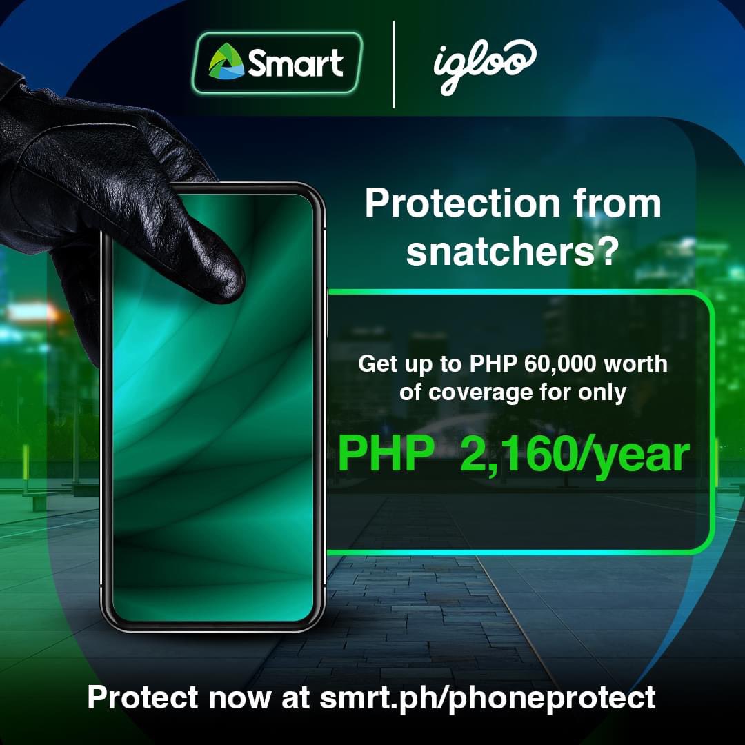 Phone Protect+ gives you coverage for different kinds of damage & theft! 🔒 Now available for both postpaid and prepaid subscribers starting PHP180/month! Get it now: smrt.ph/phoneprotect