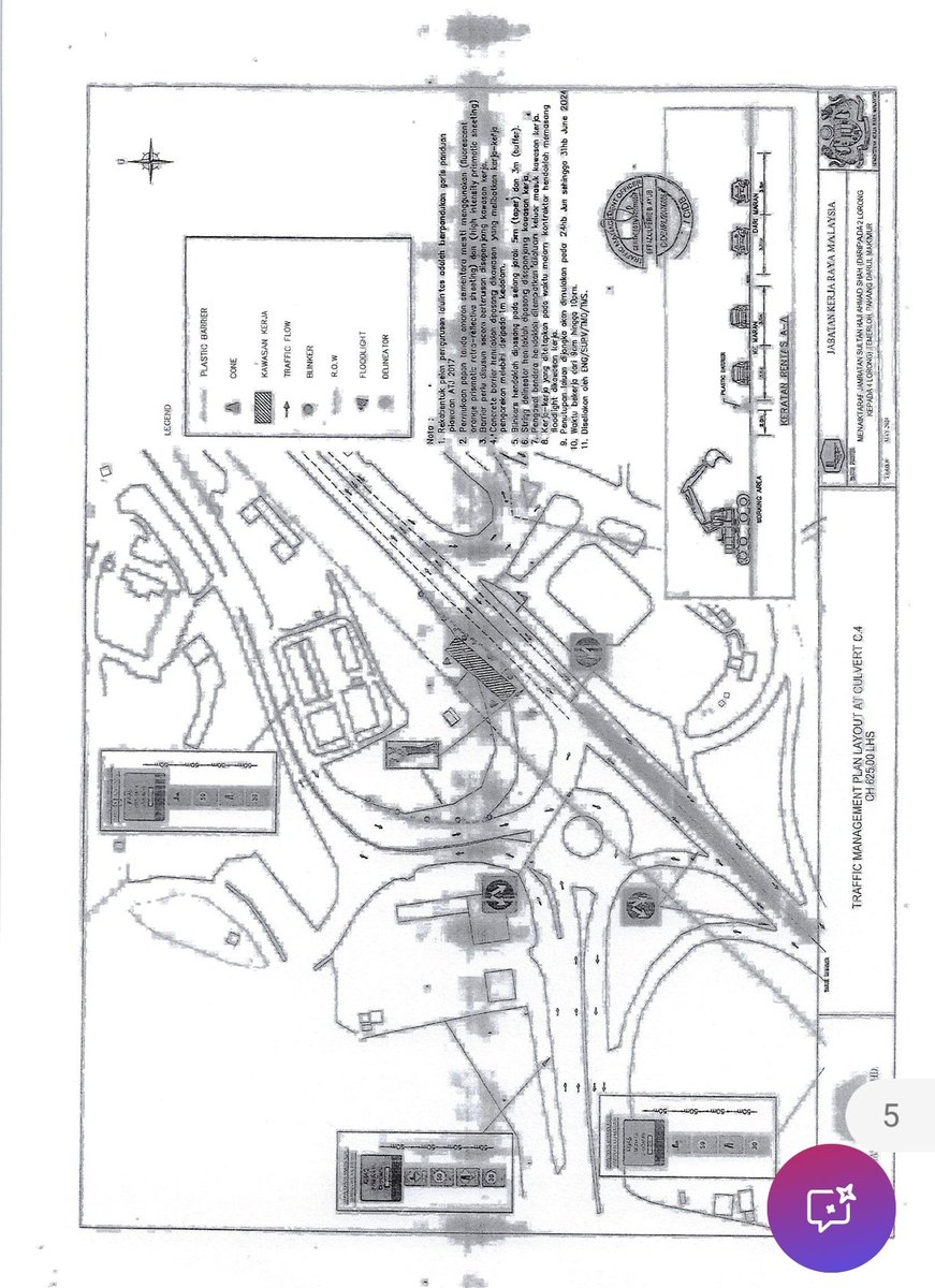 NOTIS MAKLUMAN

9 Mei 2024

PROJEK MENAIKTARAF JAMBATAN SULTAN HAJI AHMAD SHAH (DARIPADA 2 LORONG KEPADA 4 LORONG) TEMERLOH

2. Kerja-kerja pemasangan culvert bagi C1, C3 dan C4 pada 8 Mei 2024 sehingga 31 Jun 2024. Kerja-kerja tersebut akan mula dilaksanakan pada jam 9am-10pm.