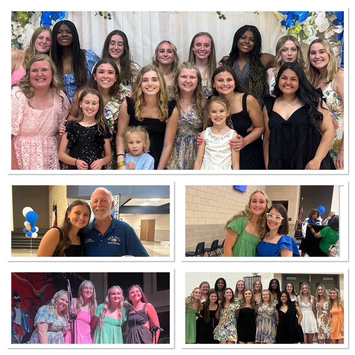 INCREDIBLE WAY to end a great season with our Lady Eagle Celebration—gals looked beautiful & was rewarding to watch them lift each other up & relish in each other’s accomplishments. But tonight was about recognizing amazing relationships forged during our time together #EFND💙