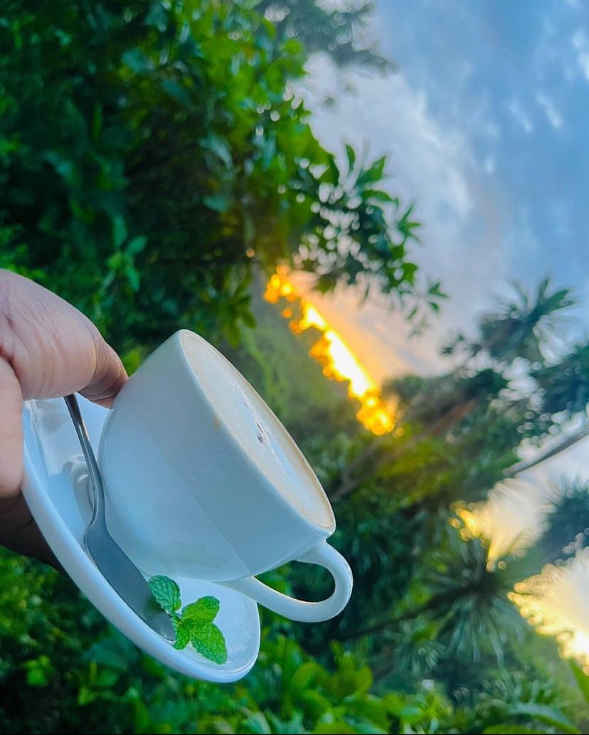 No better way than to start your morning drills with a cup of coffee at our restaurant right from the farm to the cup!