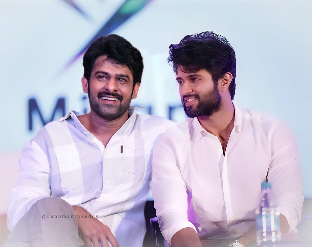 A very Very very Happy Birthday to the new generation Handsome Hunk and star material @TheDeverakonda darling from #Prabhas Fans #HBDTHEVijayDeverakonda