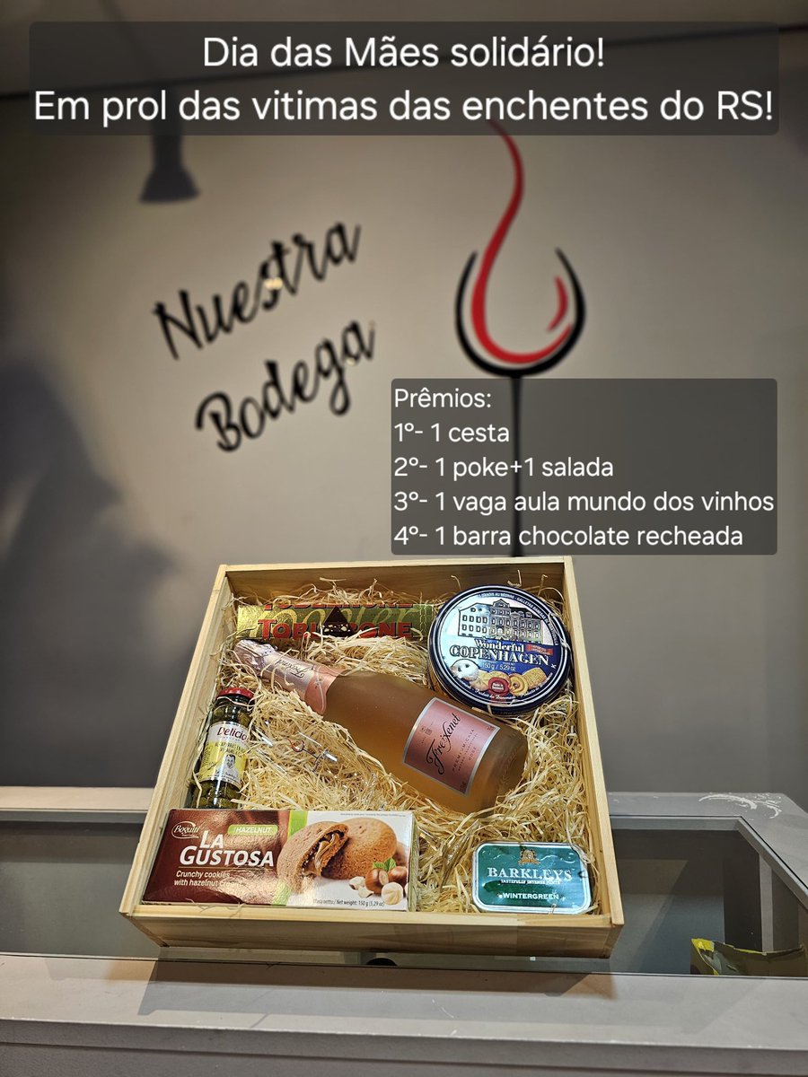 FelippeVinicius's tweet photo. APENAS R$10 pilinhas

AJUDE SE PUDER

https://t.co/UJPJwhVtO6

🍷Prêmios: 
1°- 1 cesta @nuestrabodegapf
2°- 1 poke P + 1 salada P  @hukilaupokesalads
3°- 1 vaga aula introducao ao Mundo dos Vinhos @lmscortegagna
4°- 1 barra chocolate recheada @rosaarteira https://t.co/WZZmDfshHG