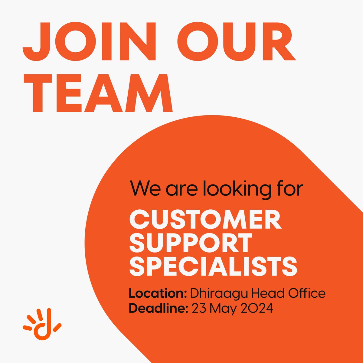 Join our team to shape the digital future! We are looking for Customer Support Specialists. To apply please visit - a.peoplehum.com/2f6om Deadline – 23 May 2024.