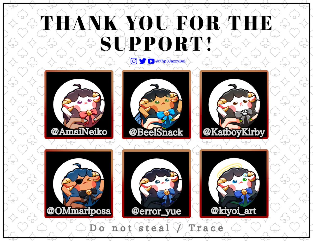 [SLOTS ARE NOW OPEN AGAIN]

❥ Thank you my beloved sheepies for the support!! Have fun doing the trend together♡

@AmaiNeiko
@BeelSnack
@KatboyKirby
@OMmariposa
@error_yue
@kiyoi_art

 #obeyme #obeymefanart #obeymemc #JazzyBoisArt #obeymeoc #MC #OC