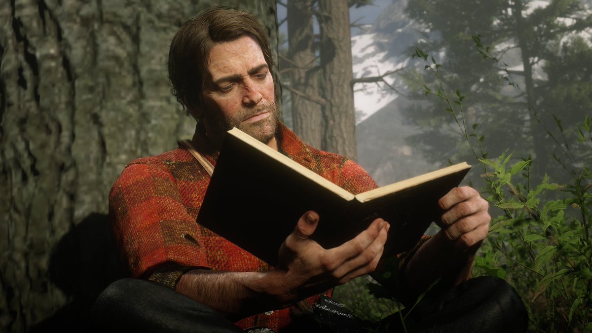 Big scary outlaw who reads his books and loves the outdoors
#rdr2 #arthurmorgan #arthurmorganvp #WWWednesday