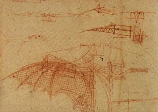 Design for a Flying Machine wikiart.org/en/leonardo-da…