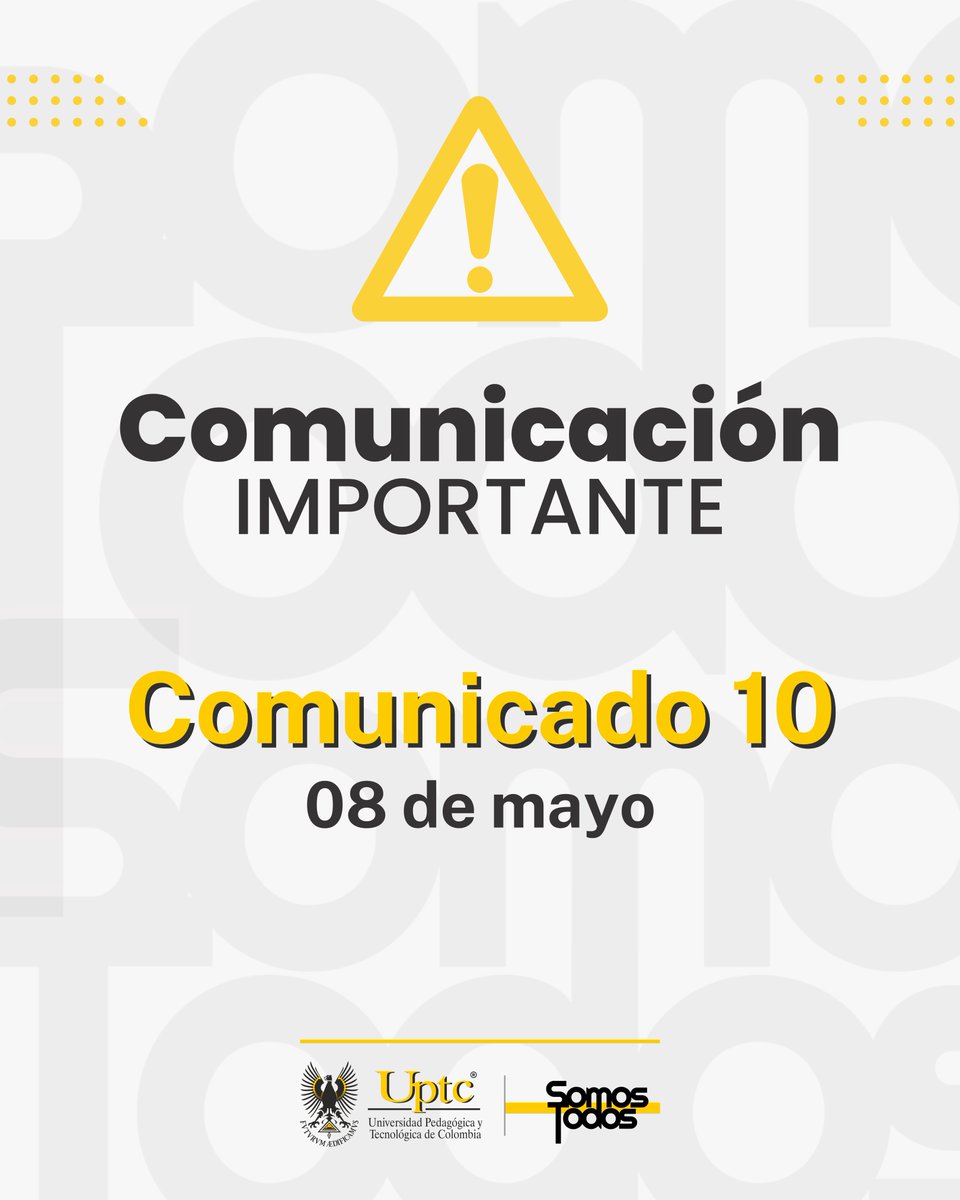 ⚠️ ¡#ATENCIÓN comunidad #upetecista! ⚠️ Ante una posible conducta cuestionable por el concepto de pagos del curso de inglés; la Rectoría y Vicerrectoría Académica, de la #UPTC, informan a la comunidad universitaria que 👇 uptc.edu.co/sitio/portal/c…