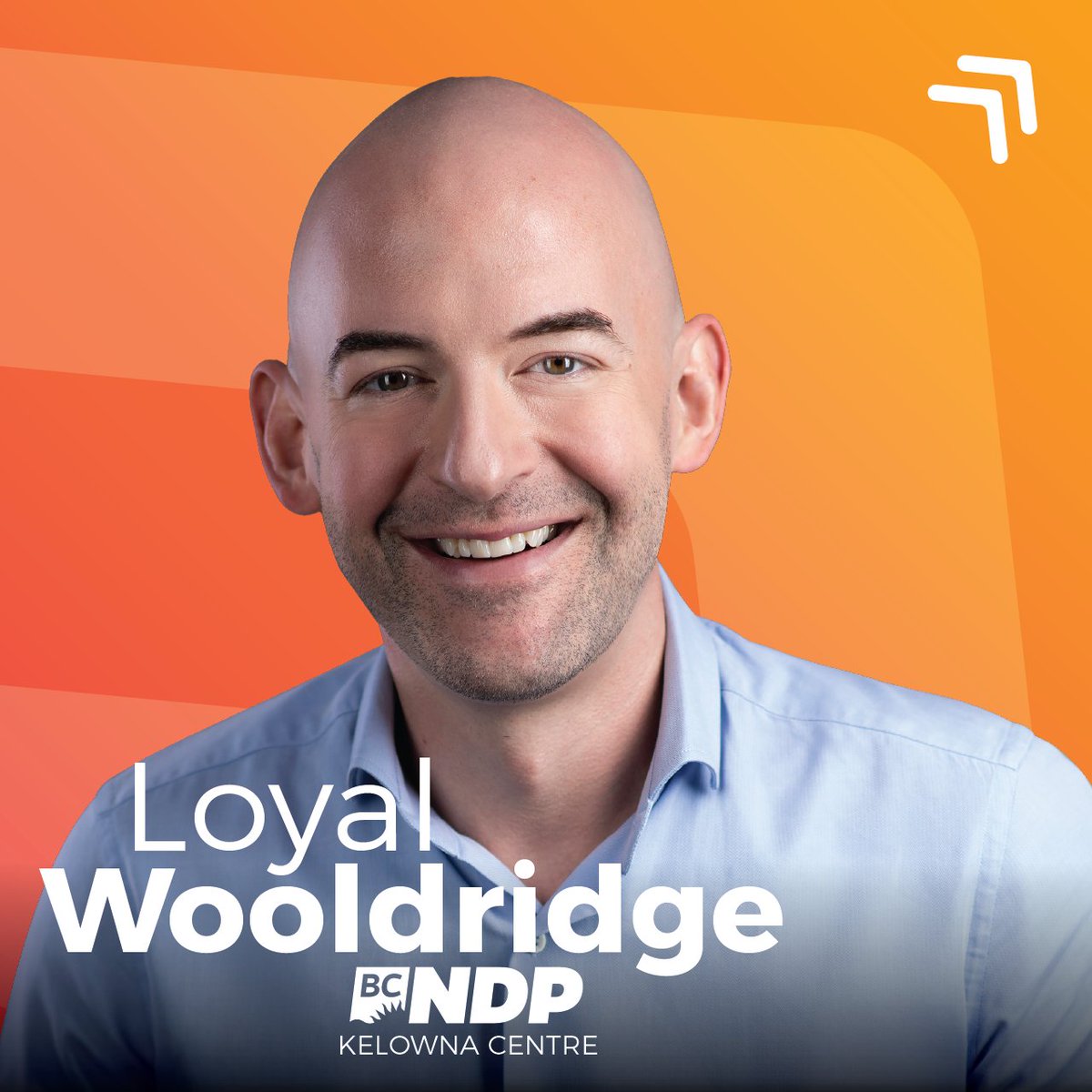 It's official. Loyal Wooldridge is the BC NDP’s candidate in Kelowna Centre and he’s ready to get to work on the things that matter most to people. Loyal is an entrepreneur, social equity advocate, and a two-time city Kelowna city councillor. Welcome Loyal!