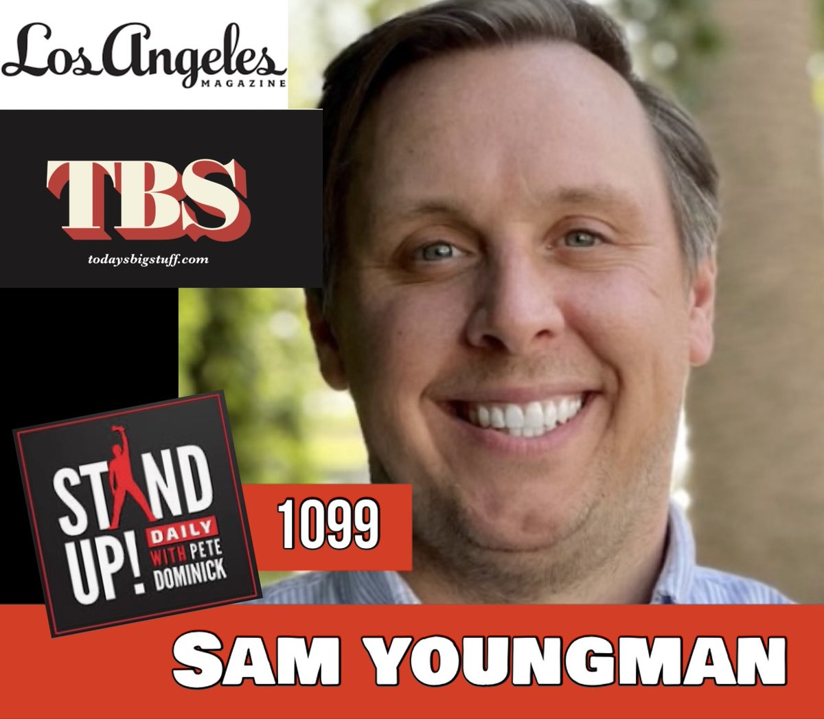 I just posted the Thursday show with the always brilliant and hilarious @samyoungman of @LAmag and @todaysbigstuff standupwithpete.libsyn.com/1099-sam-young…