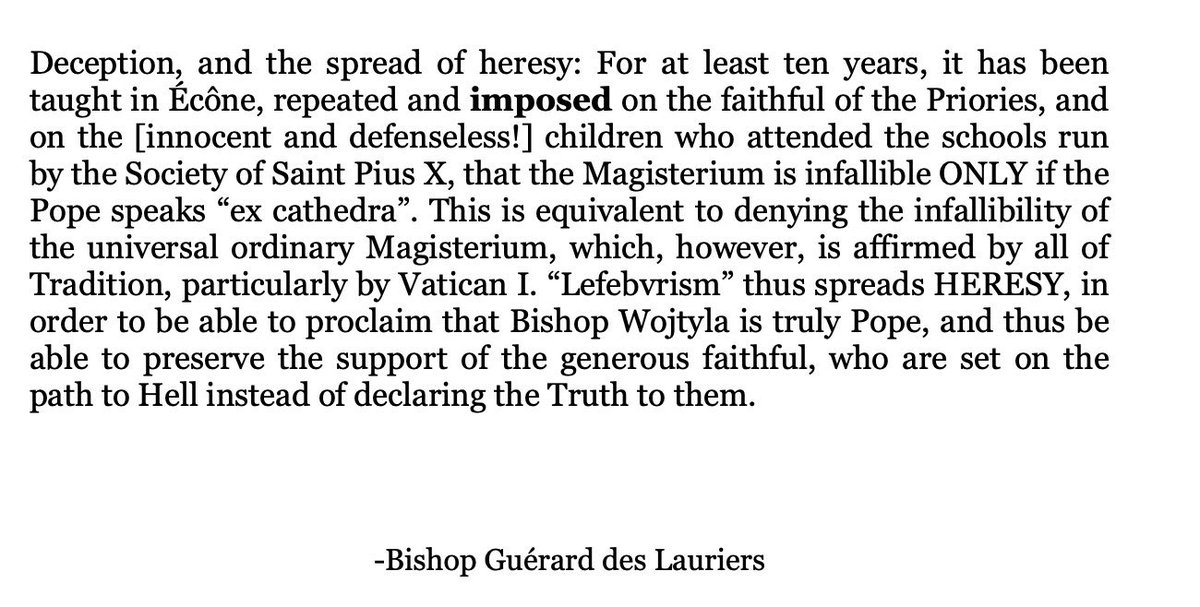 Bishop Des Laurie's speaks about the SSPX