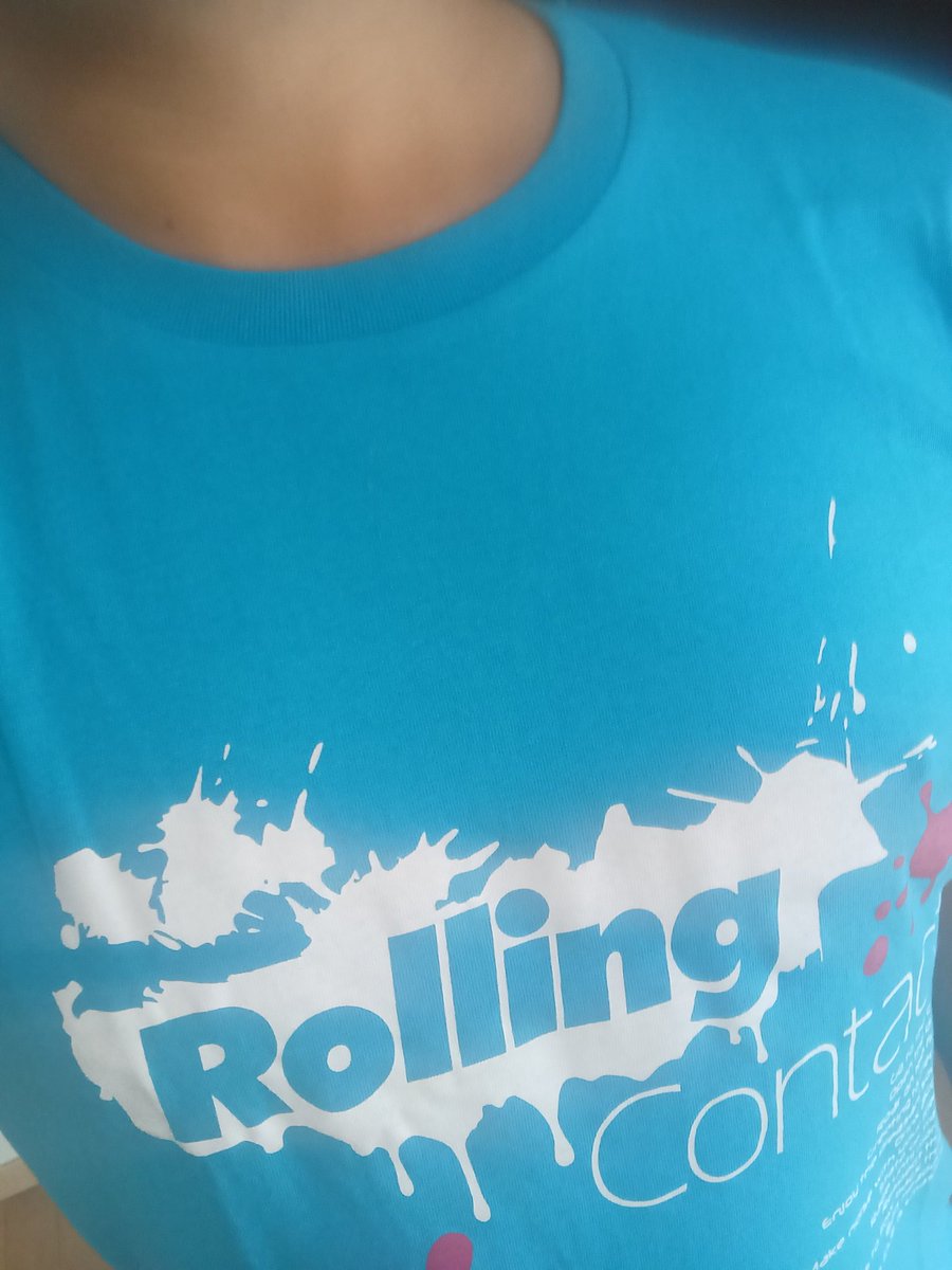 Rolling Contactの
公式グッズのTシャツが届きました！

まさか500円で買えるとは
思わなかった…。
