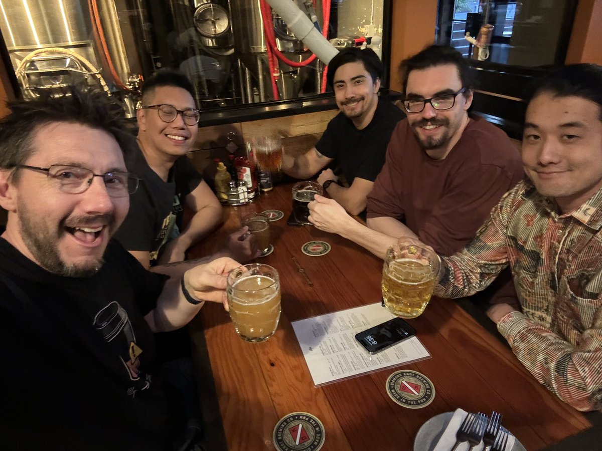 Took the @PantheonDesign_ people for some TASTY burgers and brews!