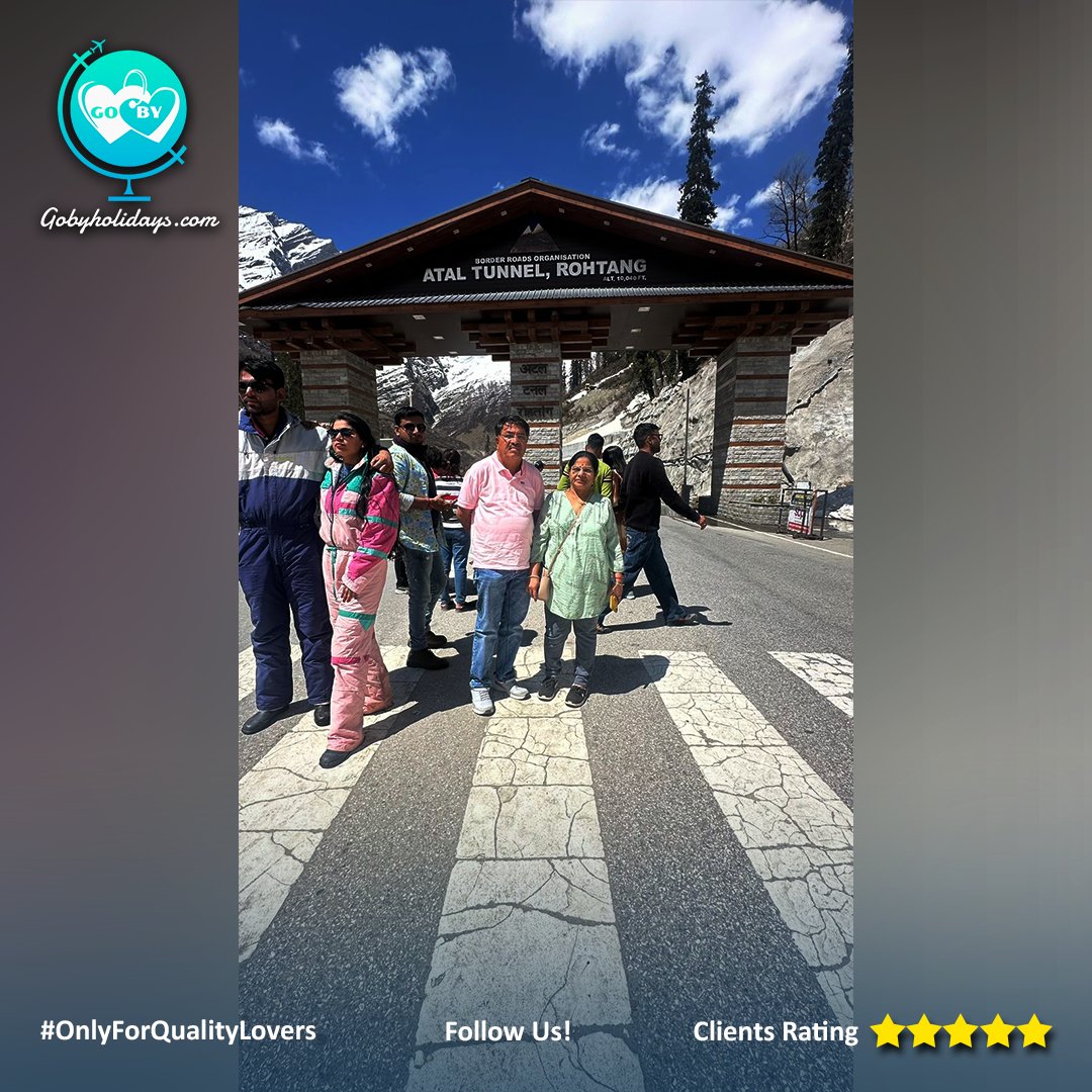 Another 😍 #happyclients with our Shimla Kullu Manali #tourpackage. Thank you for choosing #GoByHolidays #YourOwnTravelCompany #himachal #manali #shimla #kullu #dalhousie #dharamshala #solangvalley #kufri #kasauli #mashobra #narkanda #manalidiaries #shimladiaries #honeymoon