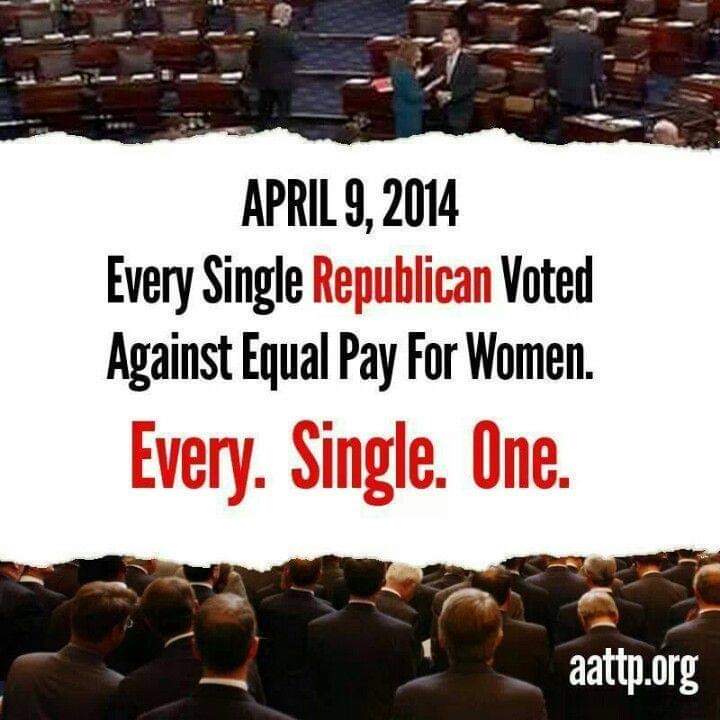 The #RepublicanWarOnWomen continues today! Vote these assholes out!