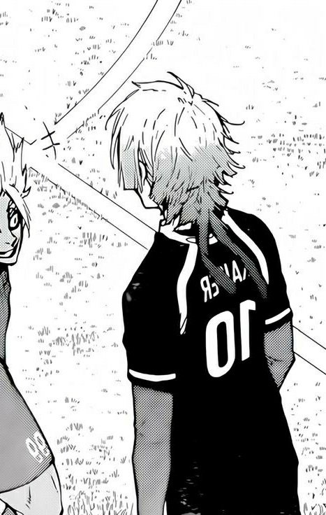 bluelockfess's tweet image. -bllk cw // blue lock spoiler manga

"lawan terberat?"                   "diri sendiri"