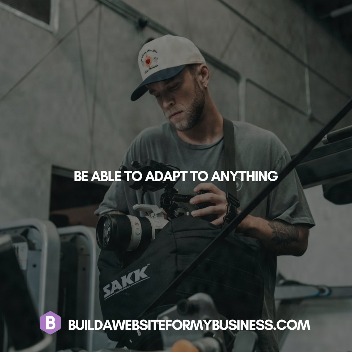 BE ABLE TO ADAPT TO ANYTHING. Let us build your website while you build your business buildawebsiteformybusiness.com 
.
.
#quotes #InspirationDaily #QuoteOfTheDay #MotivationalQuotes #InspirationalQuotes #Positivity #PositiveMindset #SelfImprovement #DreamBig #AchieveGreatness