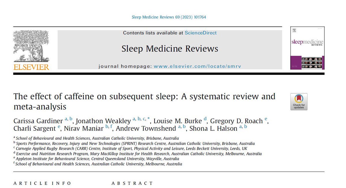 ايش افضل وقت اوقف فيه القهوة 
عشان اقدر انام بشكل كويس  ؟ 

هذا المراجعة (  systematic review )
وضحت كل شي 👌

عشان تقلل تأثير الكافيين على النوم، ينصح بشرب القهوة قبل  ٨ ساعات من النوم

طبقها ورح يتغير نومك كثير