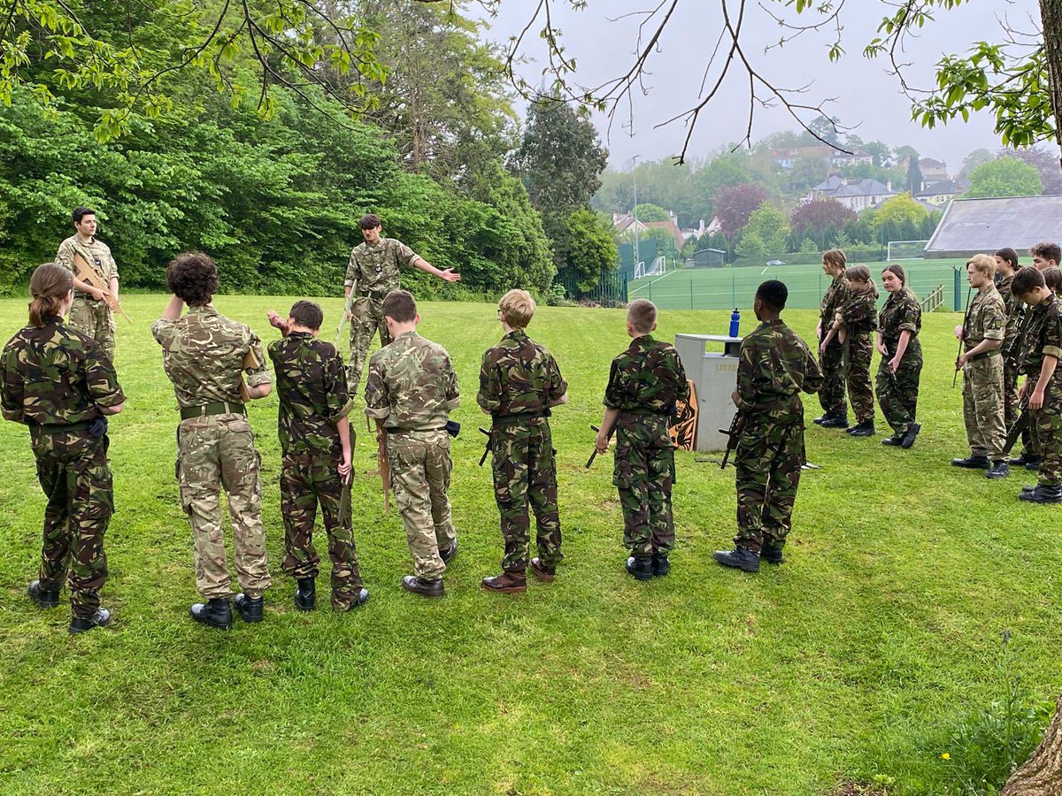 Another fun packed cadet training session at Torquay Academy CCF Cadets. #CadetCommandTask #CCFCadets