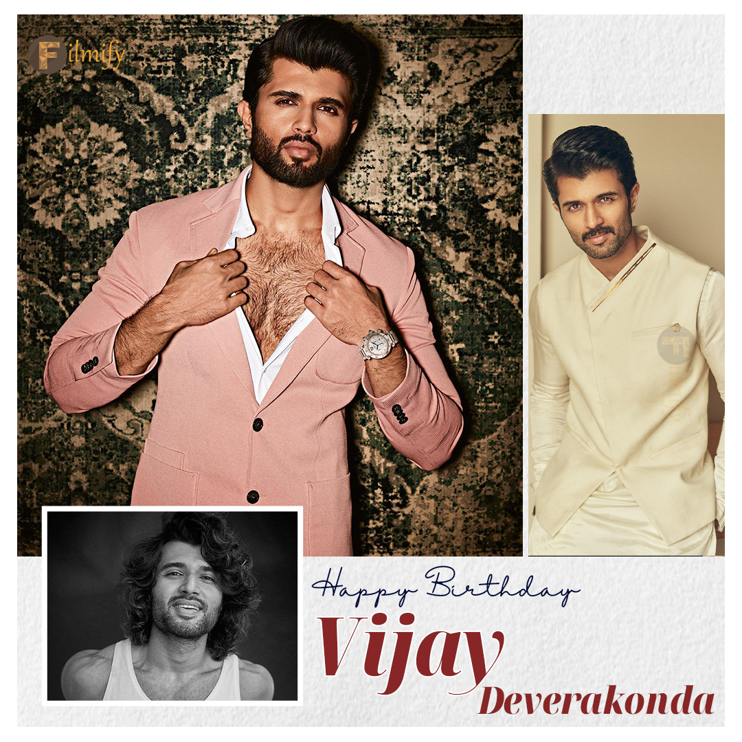 Happy Birthday Rowdy Hero @TheDeverakonda 

#HappyBirthdayVijayDevarakonda #HBDVijayDeverakonda #VijayDeverakonda #HBDTheVijayDevarakonda #SVC59