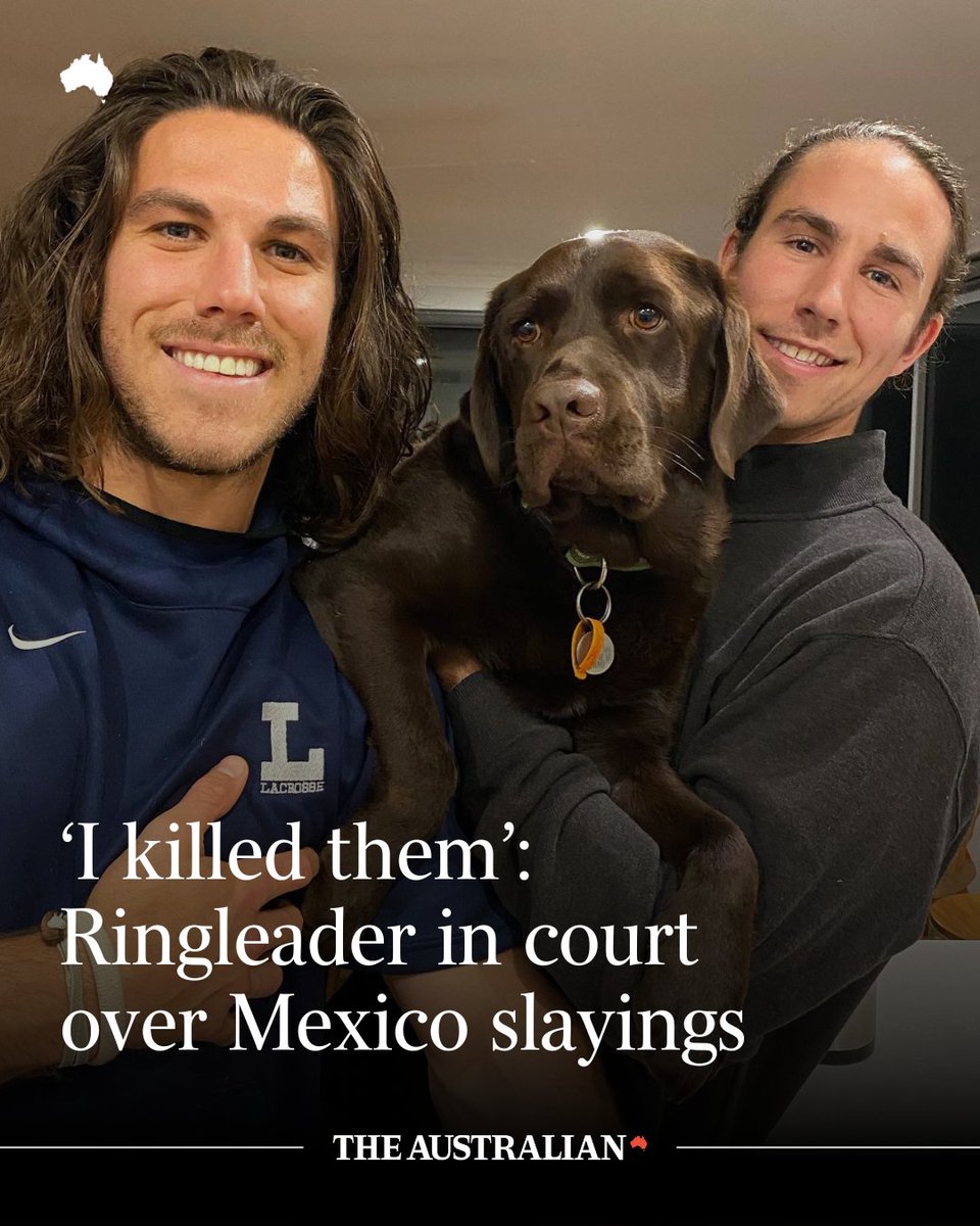A Mexican man accused of killing Australian brothers Callum and Jake Robinson and their American friend allegedly told his girlfriend he “f**ked up three gringos” before stealing their truck’s tyres: bit.ly/3WznT5j