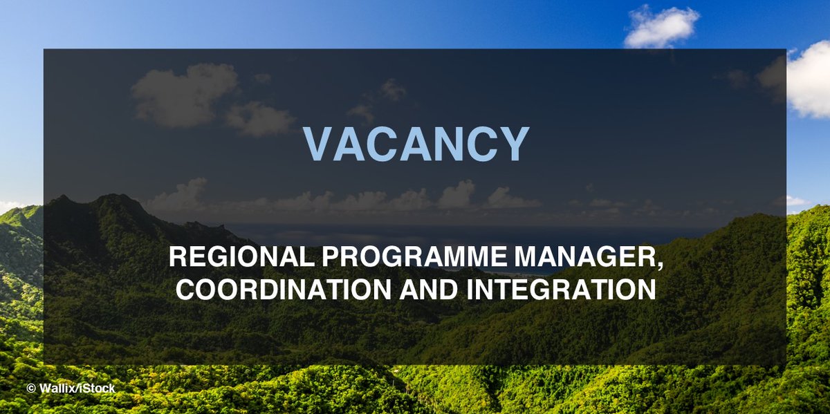 📢 WE ARE HIRING! @IUCN_Oceania is looking for a Regional Programme Manager to join the team! 👉hrms.iucn.org/vacancy/6837 APPLY NOW! #JobOpportunity #ProgrammeManagement #LeadershipRole 🌿