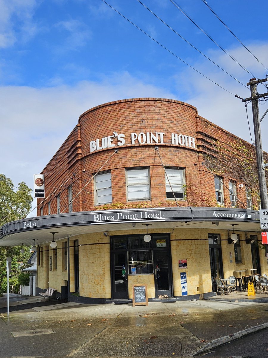 We went to the Blue's Point Hotel for lunch