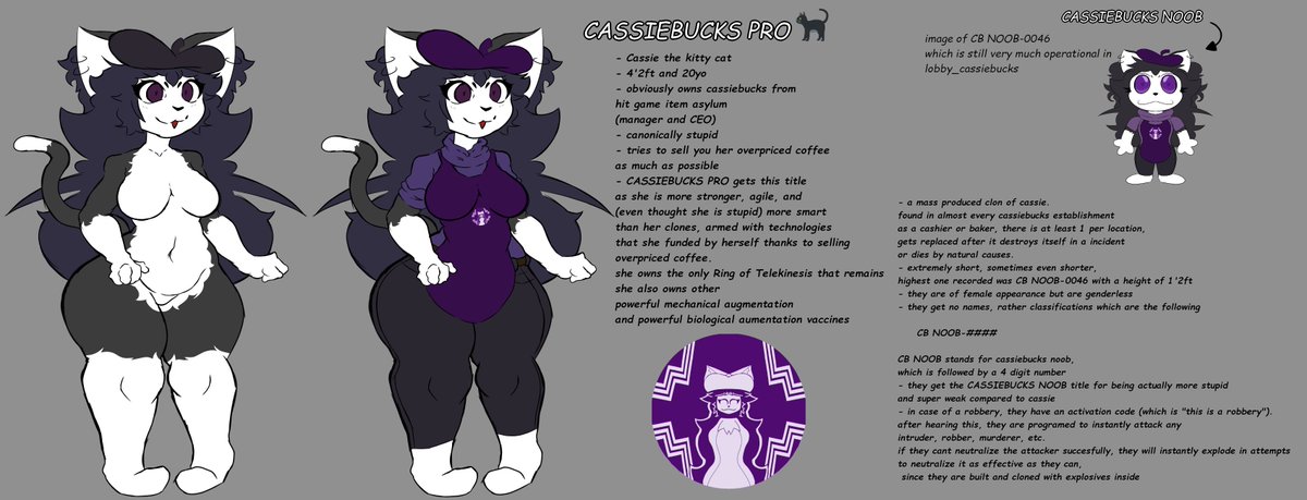 this is the new reference sheet with lore dump included oooo my retros!
#itemasylum tagging since its technically ia art mwehehehe