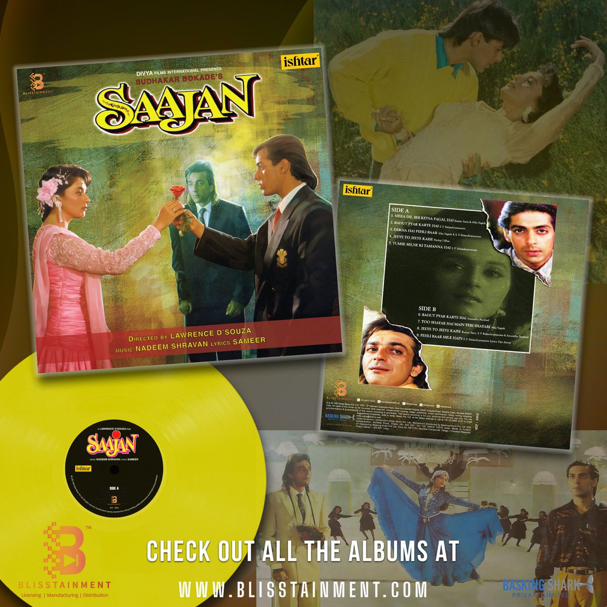 Feel the beautiful music of 'Saajan' on vinyl. Don't miss out!! Link in bio

#vinylcollectors #vinylcollective #vinylcollector #vinylrecords #vinyl