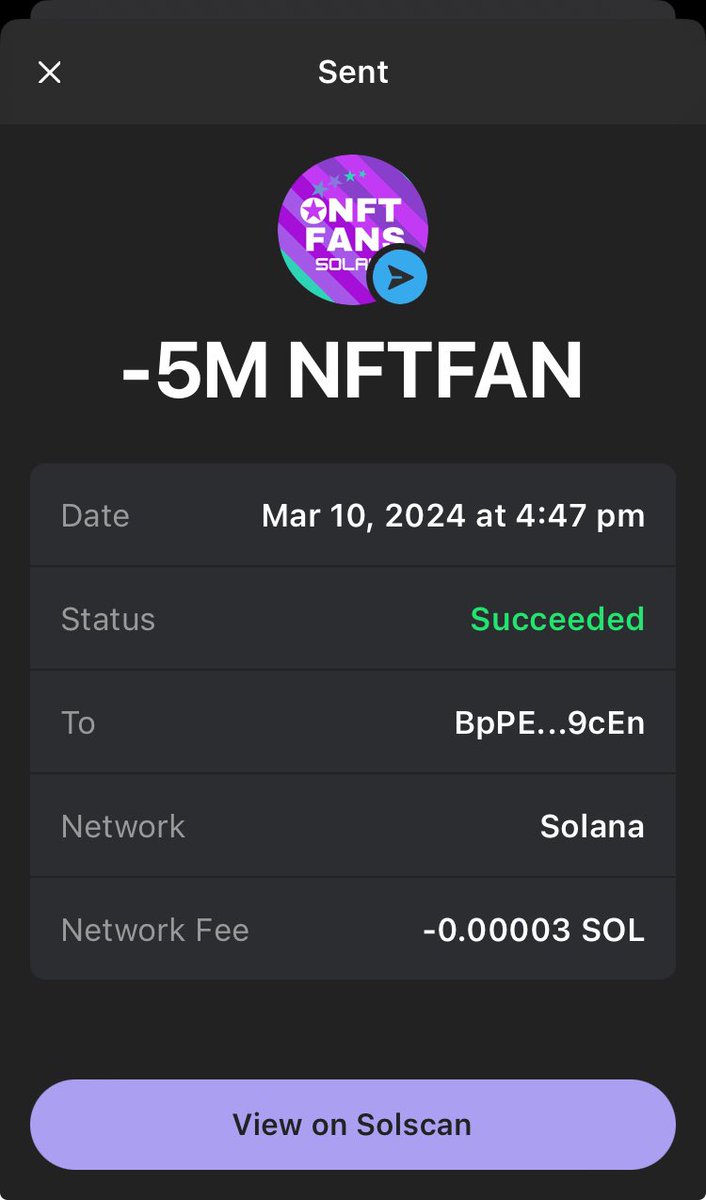 Huge Airdrop 
1000$ free $nftfan tokens 

Calling 10000 $sol wallets 📢

nftfan.github.io/airdropdata/