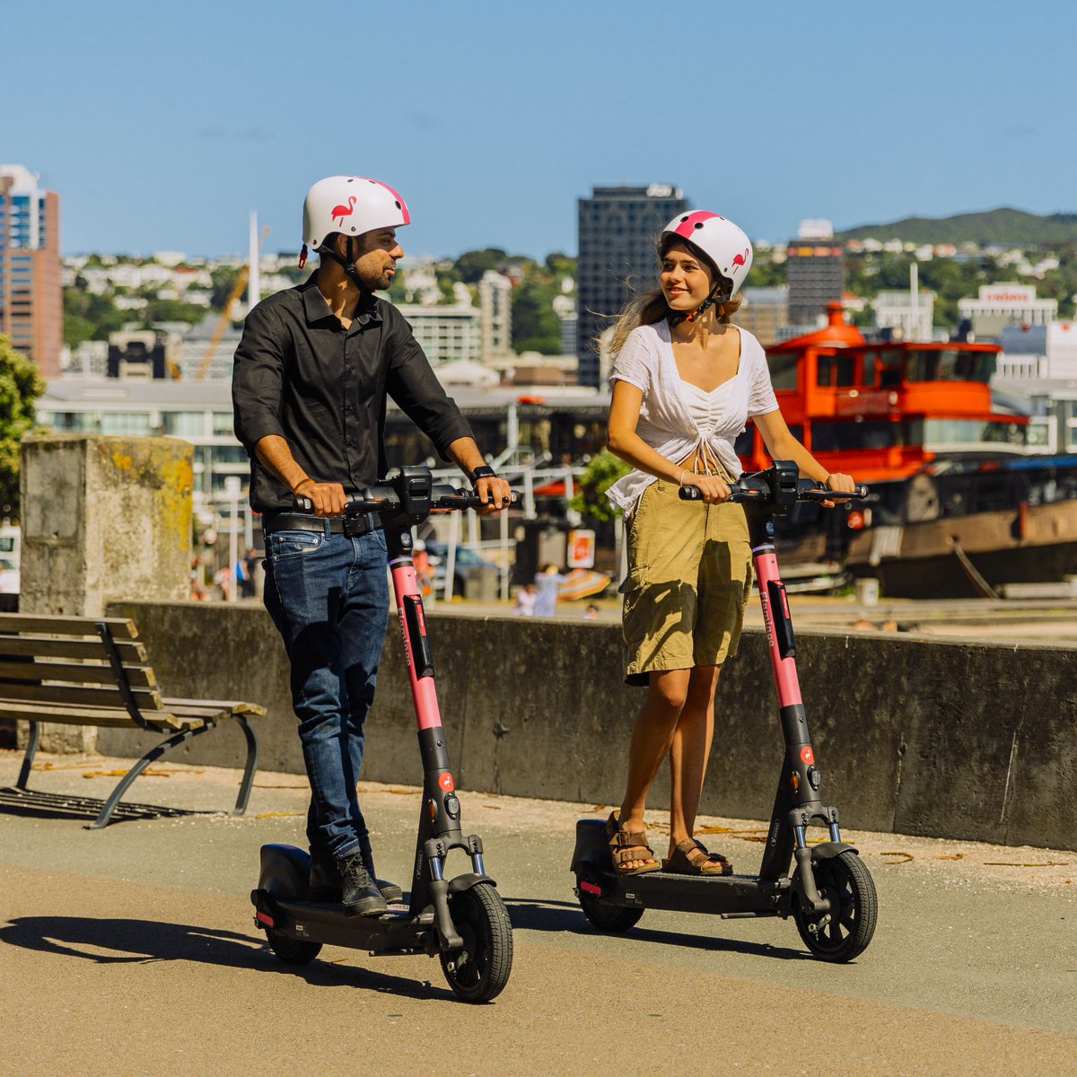We're thrilled to announce that Flamingo will continue empowering Wellingtonians to move around in a safe and sustainable way until 2026! 🛴🚲🦩

Last month, Wellington City Council voted to extend our licence to March 2026, marking 2.5m trips in Wellington over almost 5 years!