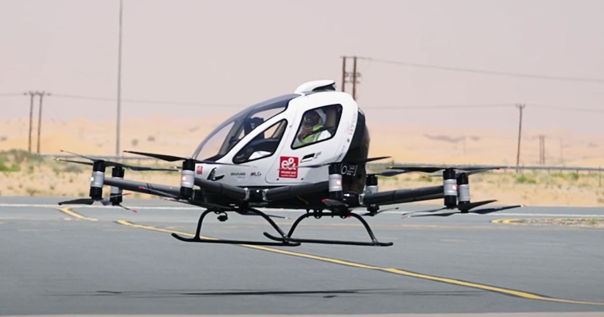 Passenger-carrying drone flights held in Abu Dhabi dlvr.it/T6d1wG