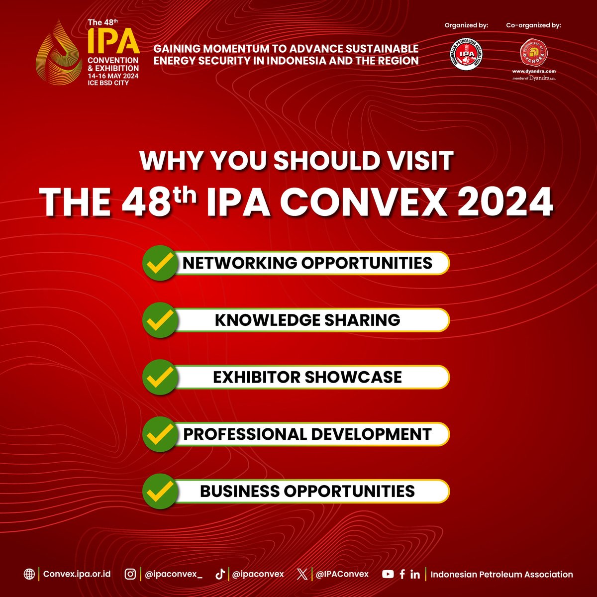 Embark on a journey of innovation at IPA Convex 2024! 

Here’s why you shouldn’t miss it: Networking opportunities, regional markets and trends, business opportunities, and more.

Seize this moment to shape the future of your business!

#SponsoredContent #IPAConvex2024 #Migas