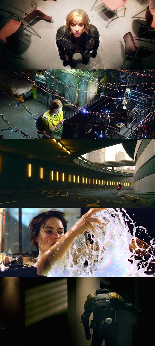 Recordando la cinematografía de #Dredd (Pete Travis, 2012), obra del director de fotografía británico Anthony Dod Mantle (Slumdog Millionaire, 28 Days Later).
