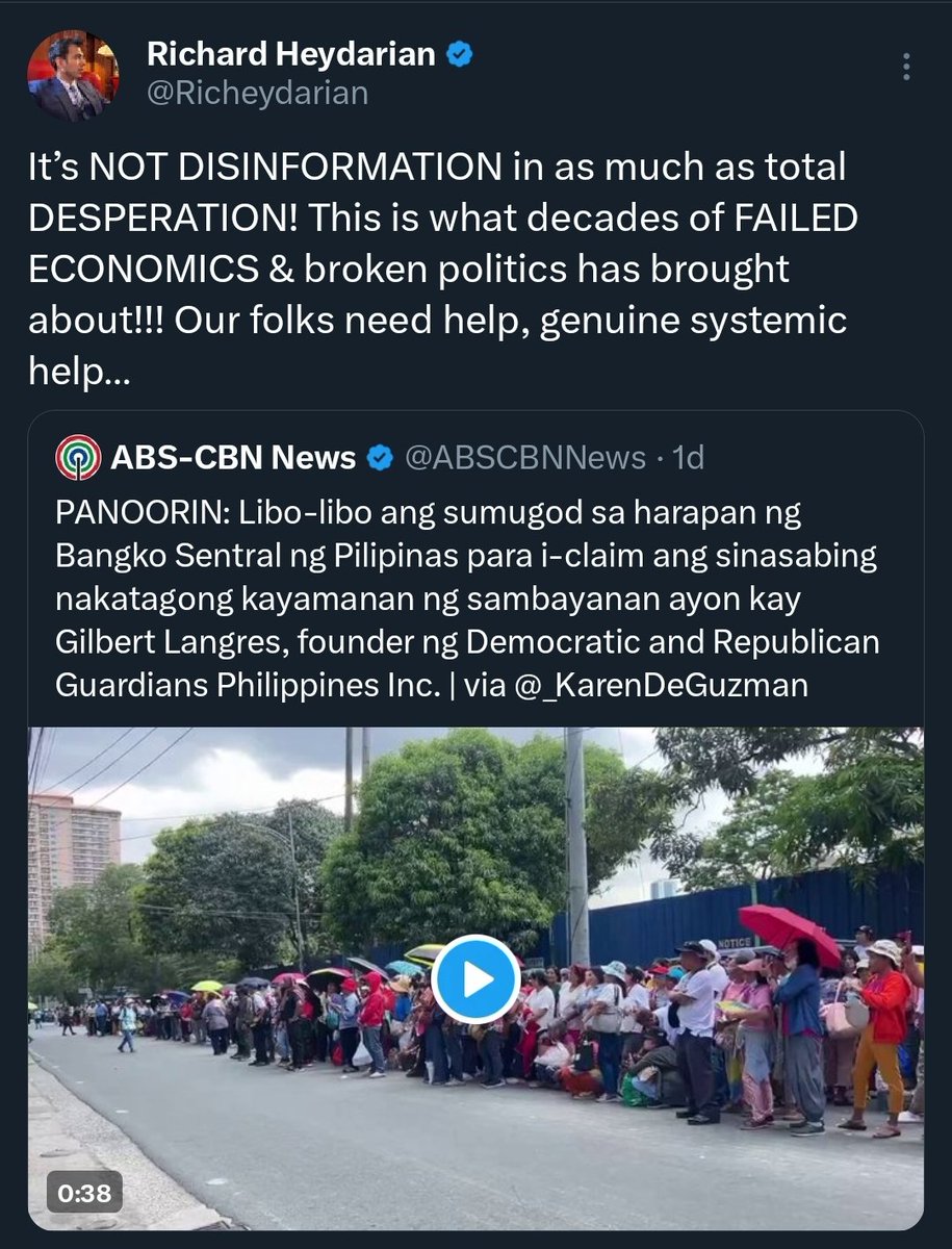 Sige tumakbo ka sa 2025. Tignan natin kung manalo ka at kung ganon man, kung may magagawa kang pagbabago...😁😁😁