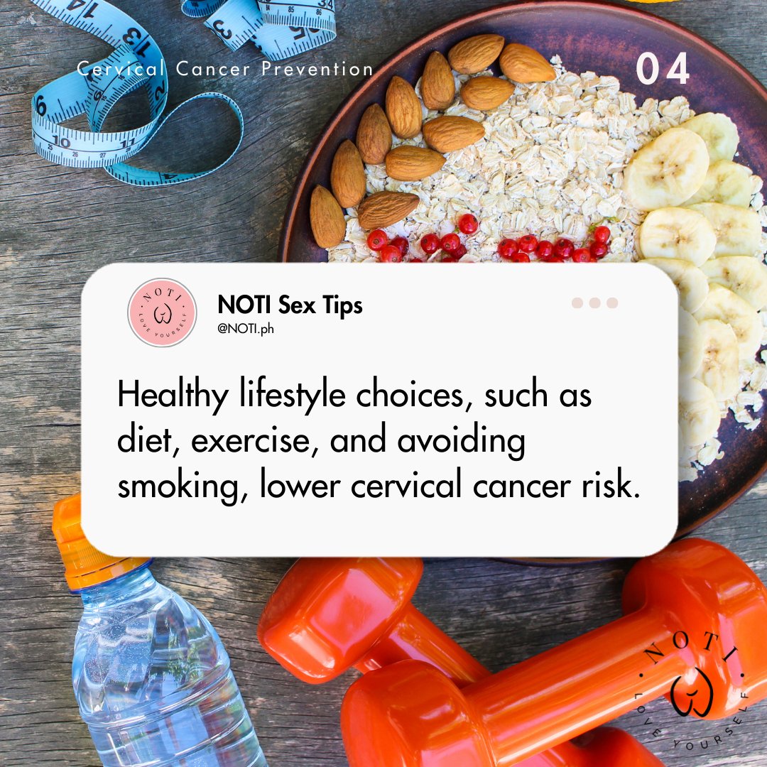 Prevent cervical cancer! Screenings, vaccination, safe sex, and healthy habits reduce risks.

Take control of your health! 💪

#NOTIph #IamNOTI #getNOTI #ownyourpleasure #selflovePH #sexualwellbeing #selfcareph #PreventionIsKey #StayInformed #CervicalCancerPrevention #StayHealthy