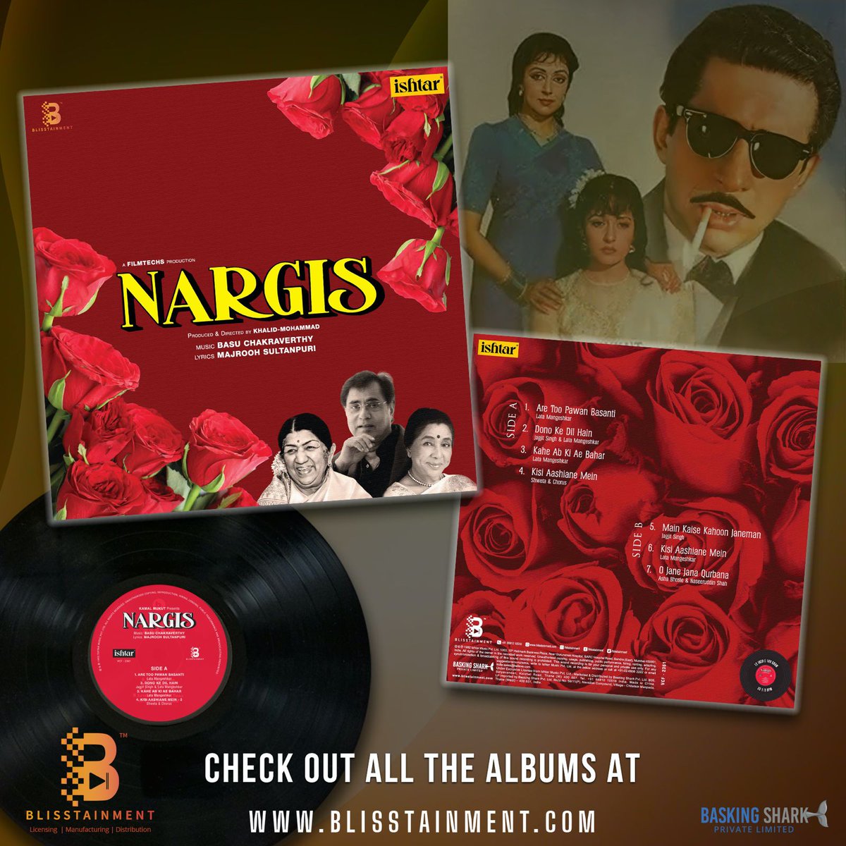 Dive into the nostalgia with the songs of 'Nargis' 🎶
Explore now! Link in bio

#Nargis #vinylcollectors #vinylcollector #vinylrecords #vinyl